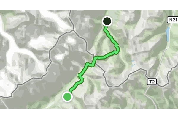 Tour del Monte Bianco, Tappa 6  Rifugio Bonatti  La Fouly
