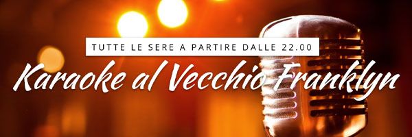 logo karaoke al vecchio franklyn