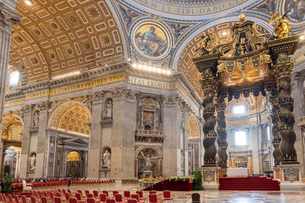 Interno della Basilica di San Pietro
