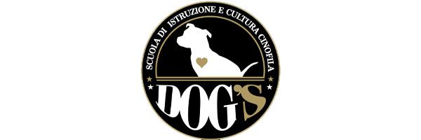 logo scuola di istruzione e cultura cinofila dogs