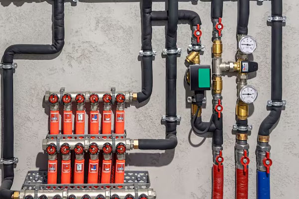 installazione di tubature del gas