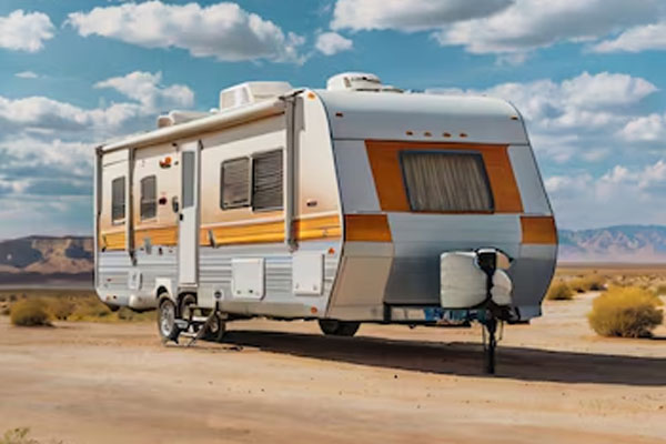 fotografia di un camper
