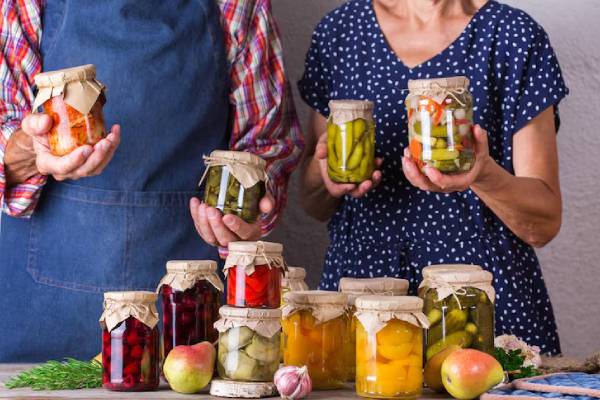 persone che tengono in mano scatolette di cibo